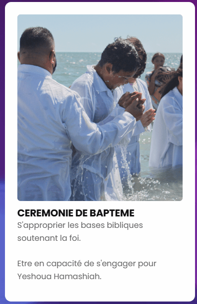 Photo de baptême