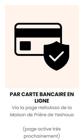 Dons par carte bancaire en ligne