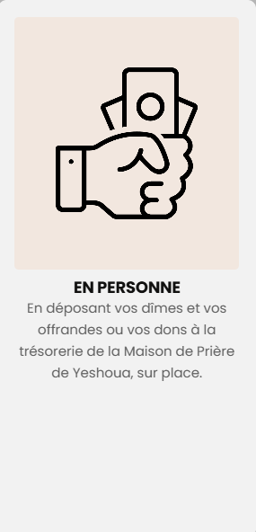 Dons en personnes