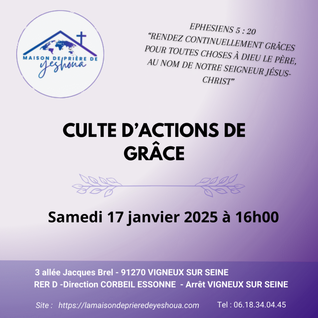 FLYER ACTIONS DE GRACE
